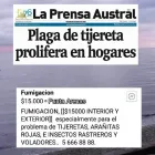 La imagen 2 de la Empresa EXO PLAGAS Servicio de control de plagas en Punta Arenas MA