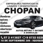 La imagen 1 de la Empresa LAVADOS Y DESINFECTADOS CHOPÁN Tienda de tapicería en Iquique TA