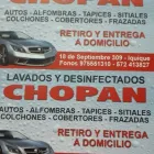 La imagen 3 de la Empresa LAVADOS Y DESINFECTADOS CHOPÁN Tienda de tapicería en Iquique TA