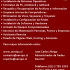 La imagen 1 de la Empresa SERVIPC Webhosting en Santiago RM