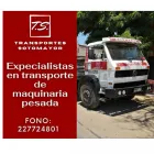 La imagen 1 de la Empresa TRANSPORTES SOTOMAYOR SPA TRASLADOS DE MAQUINARIAS en Santiago RM