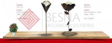 La imagen 3 de la Empresa BESNA ARTESANIA Y DECORACIÓN EN FERRO Muebles Y Artículos Para Casas en Recoleta RM