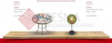 La imagen 7 de la Empresa BESNA ARTESANIA Y DECORACIÓN EN FERRO Muebles Y Artículos Para Casas en Recoleta RM